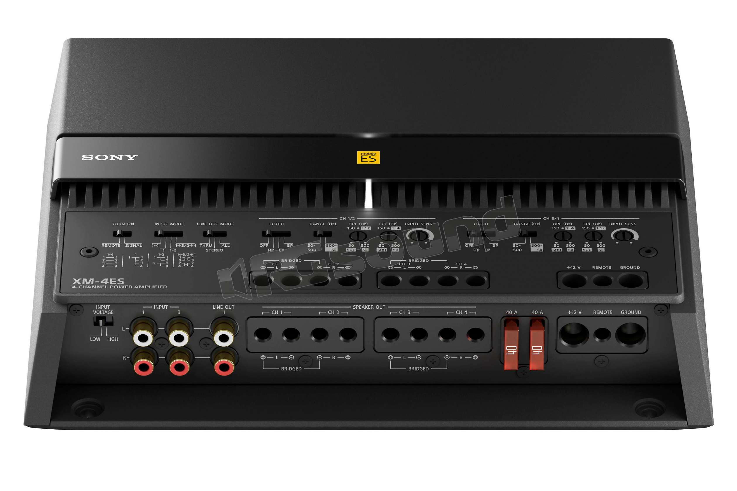 Sony XM-4ES Amplificatore Hi-Res audio Mobile ES | Amplificatori - 4 c
