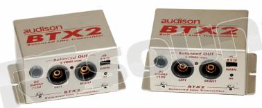 Audison BTX2 adattatore RCA per linea bilanciata - bilanciatore-sbilanciatore