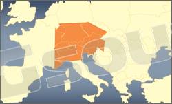 AV Map Mappa Europa Centrale Ver. 9.0