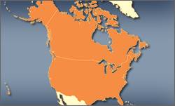 AV Map Mappa USA. e Canada per geosat 2