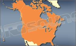 AV Map Mappa USA. e Canada per geosat 2