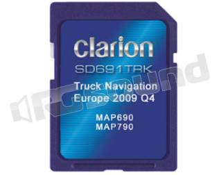 Clarion SD691TRK - mappa professionale Truck - mezzi pesanti