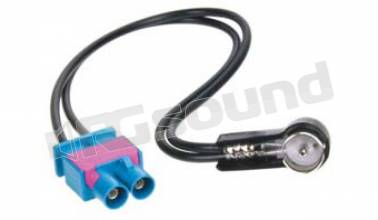 Antenna Radio Per Auto, Doppia Fakra (Z) Su DIN ISO Adattatore Spina Adatta Per Audi VW - 11