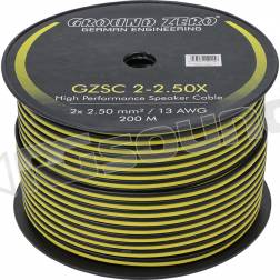 SeKi Cavo Per Altoparlanti 2x1.50mm² – Bobina 100m, Bianco, Conduttore CCA, Diametro 3.1x6.5mm