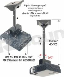 Prandini 520P Palo mt. 1,90