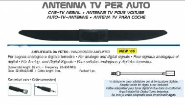 RG Sound ant TV 23 dB micro per analogico e DVB