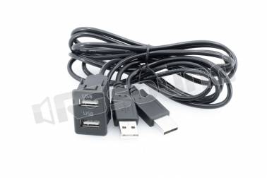 RG Sound Doppia USB a pannello con cavi da 100 cm