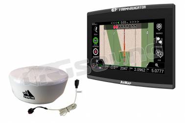 AV Map G7 Plus Farmnavigator + antenna Novatel AG-STAR