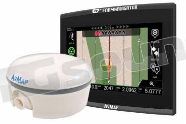 AV Map G7 Plus Farmnavigator + Turtle PRO2 GNSS receiver