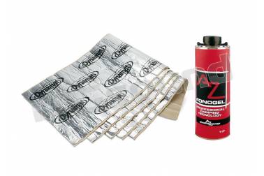 Dynamat Kit insonorizzazione per 2 portiere - 4 fogli Dynamat Xtreme + Fonogel