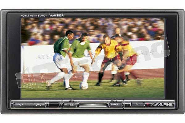 IVA-W200ri monitor 2 DIN usato con lettore DVD e uscita ottica toslink - occasione