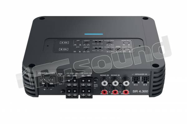 SR 4.300 Amplificatore serie SR a 4 canali e connessione OEM