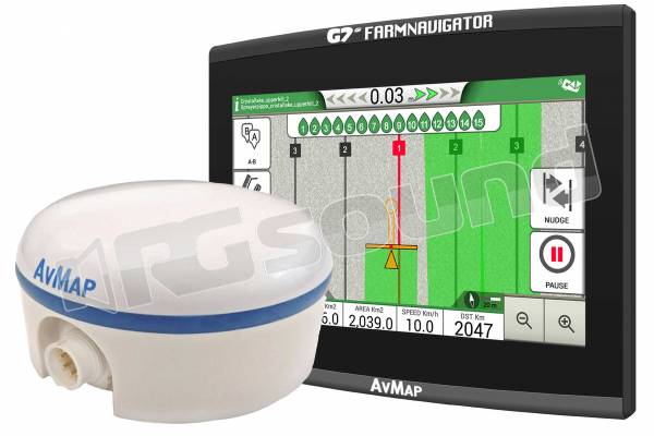 AV Map G7 Ezy Farmnavigator + Turtle Smart GPS/GNSS