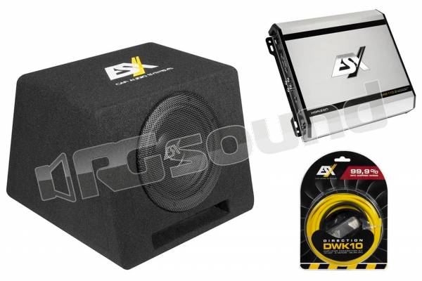 DBP108Q kit subwoofer con amplificatore e cavi