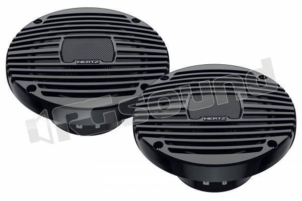 HEX 6.5 M-TC Coassiali nautici 165mm compatti con griglia nera