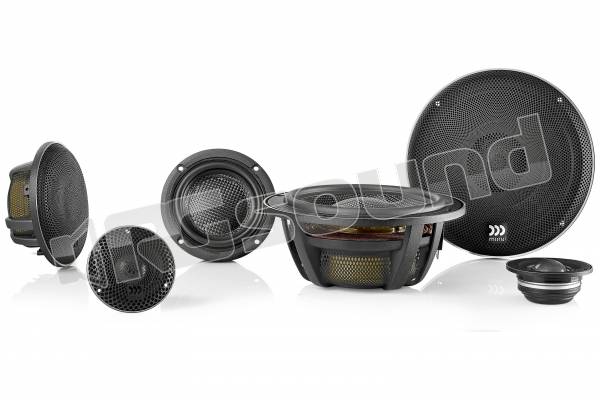 ELATE CARBON PRO 63A Sistema di altoparlanti attivo a 3 vie HQ con woofer 165mm