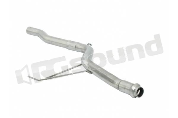 50.0016.80 Tubo centrale senza silenziatore inox per Fiat