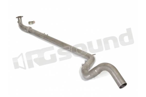 50.0724.80 Flessibile con Tubo centrale senza silenziatore inox per Abarth