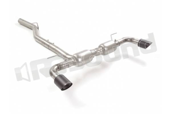 50.0797.73 Posteriore inox sdoppiato con terminali rotondi per Alfa Romeo