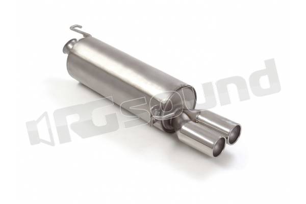 58.0002.26 Posteriore inox con terminali rotondi per Audi e Volkswagen