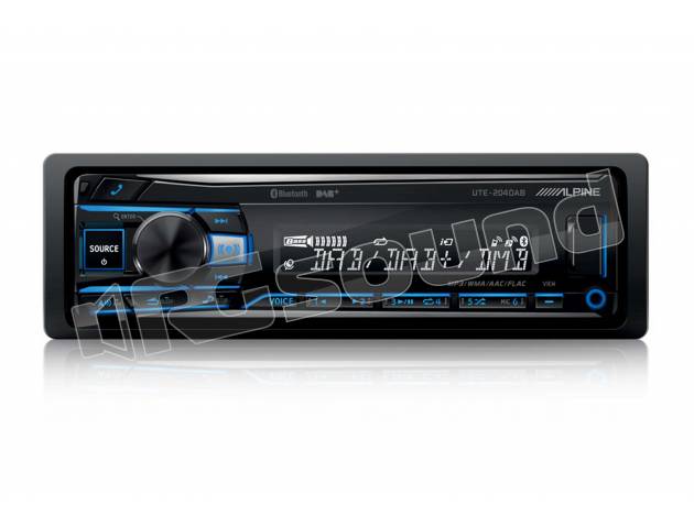 Alpine UTE-73B Digital Media Stereo W/ Bluetooth – Fits 1995–2005 GM Vehicles – Includes GMK345