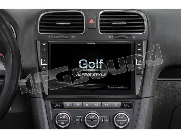 Alpine X901D-G6 monitor con navigazione per VW Golf 6