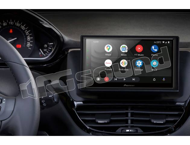 SPH-EVO64DAB-208 - Autoradio Multimedia Specifique Peugeot 208 Carplay  Android Auto Wifi Dab+ PIONEER SPH-EVO64DAB-208