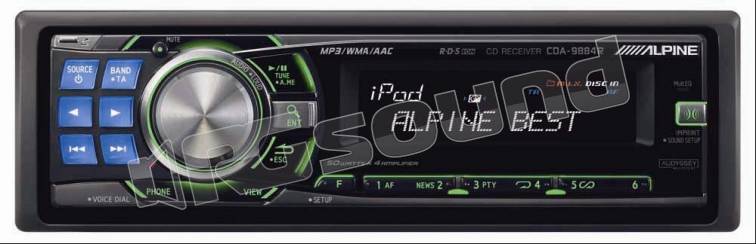 Alpine CDA-9884R - SINTO CD/AAC/MP3/WMA USB