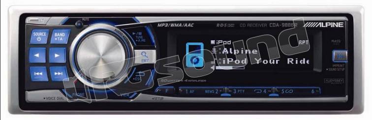 Alpine CDA-9886R - SINTO CD/AAC/MP3/WMA USB