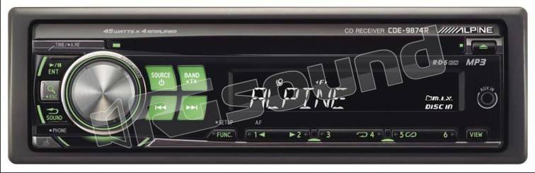 Alpine CDE-9874R - SINTO CD/MP3