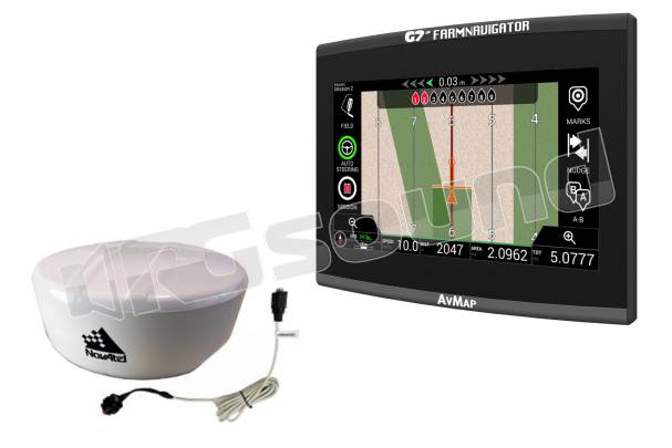 AV Map G7 Plus Farmnavigator + antenna Novatel AG-STAR