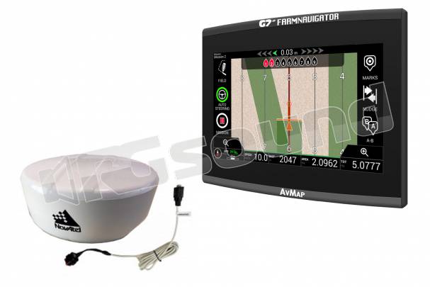 AV Map G7 Plus Farmnavigator + antenna Novatel AG-STAR