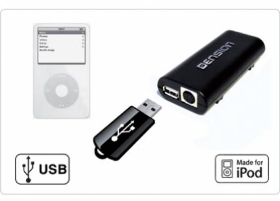 Dension 7137496 Gateway Lite USB iPod - PORSCHE 911 (996) dal 2003 al 2005 Boxter (986) dal 2003 al 2004 Cayenne dal 2003 al 2004