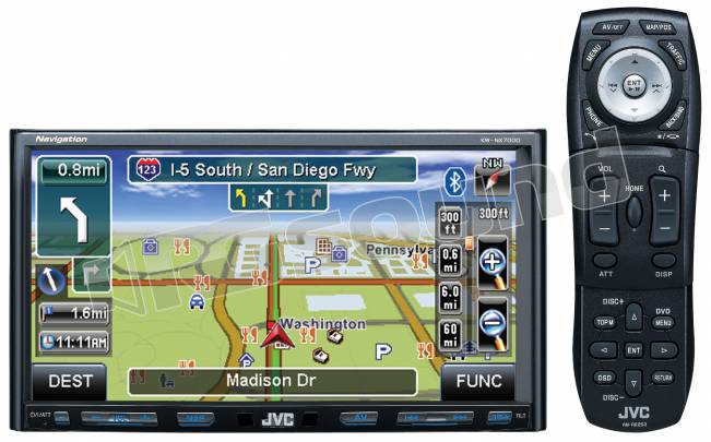 JVC KW-NX7000 - con mappe aggiornate a maggio 2010