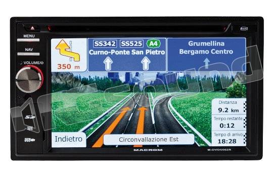 Macrom M-DVD5562R + licenza mappa Europa M-NV13I62FEU