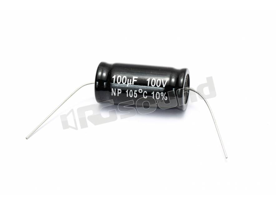 Condensatore Elettrolitico 2,2 uF no polarizzato 100 VOLT filtro audio crossover 