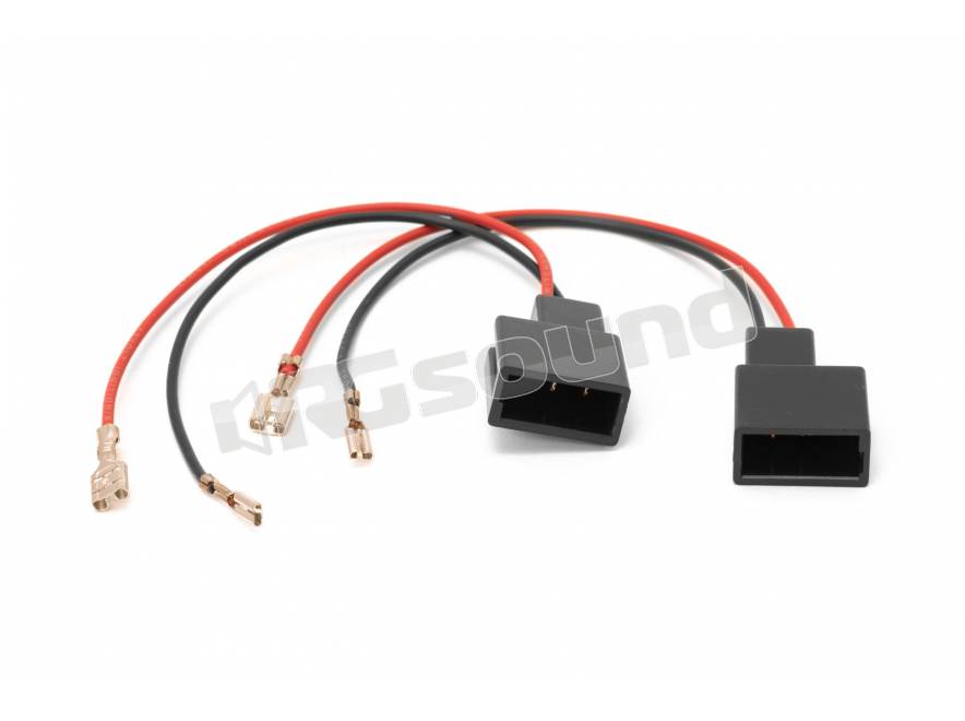 4 Adattatori Altoparlante Auto - Spina Connettore Cavo 15 Cm, Compatibile Con Opel, VW, Renault, Audi, Nissan