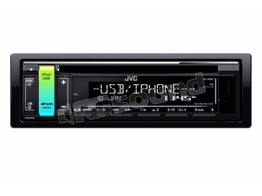 JVC KD-R691 | Autoradio 1 din e 2 din Car stereo - Autoradio 1 e 2 Di