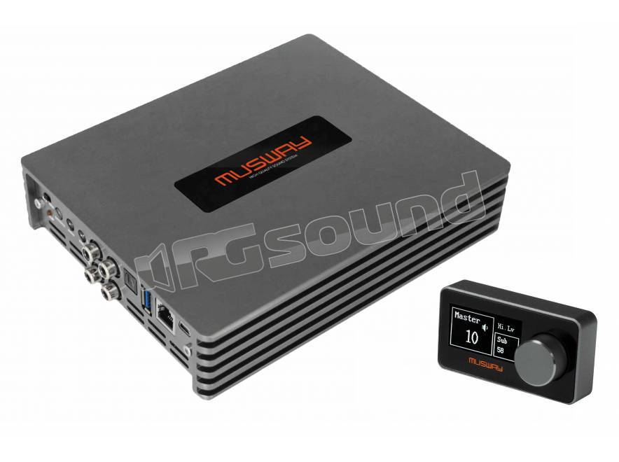 MUSWAY MPK-QHL50-O – Cavo Adattatore Da 5 Metri Per Altoparlanti Quad Lock A Estremità Libere. Segnale High-level Per Amplificatore Esterno.