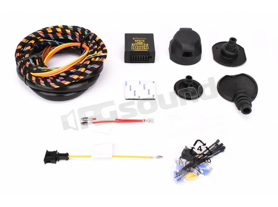 Gancio di traino fisso per VW Passat B8 Berlina 2014- + kit el. 13-poli spec