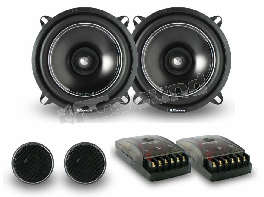 Phonocar Evolution Sistema Altoparlanti 2 Vie – 200W, Tweeter Seta, Neodimio, PPM, 70-20000Hz, 90dB, Per Auto
