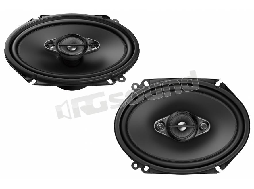 Fostex RP1 Diffusori Auto Coppia 2 Vie – Tweeter Planare RP E Woofer In Fibra Di Carbonio, Made In Japan