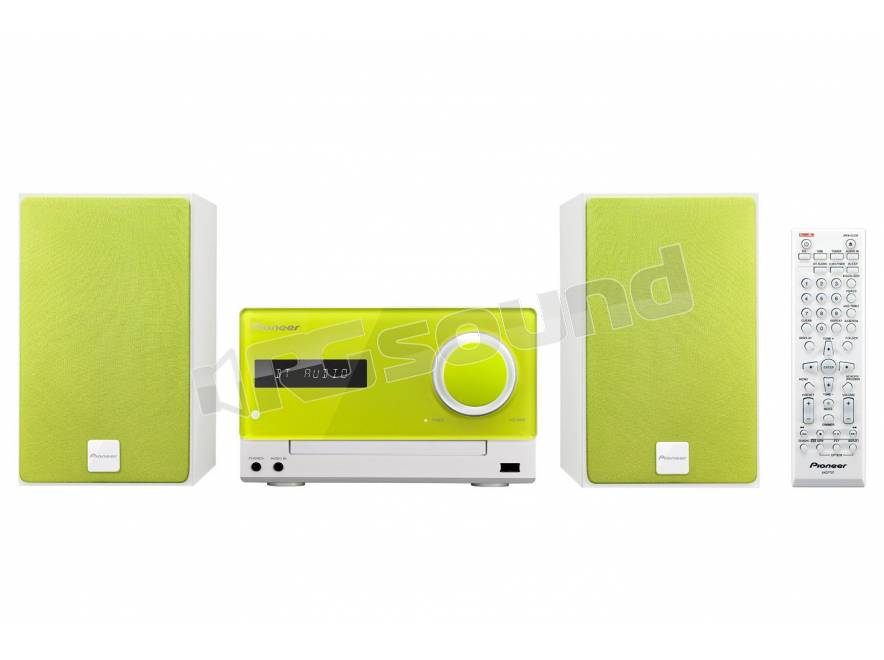 その他 Pioneer X-CM35-K Pioneer X-CM35-N micro sistema Hi-Fi con CD, Bluetooth - colore verde