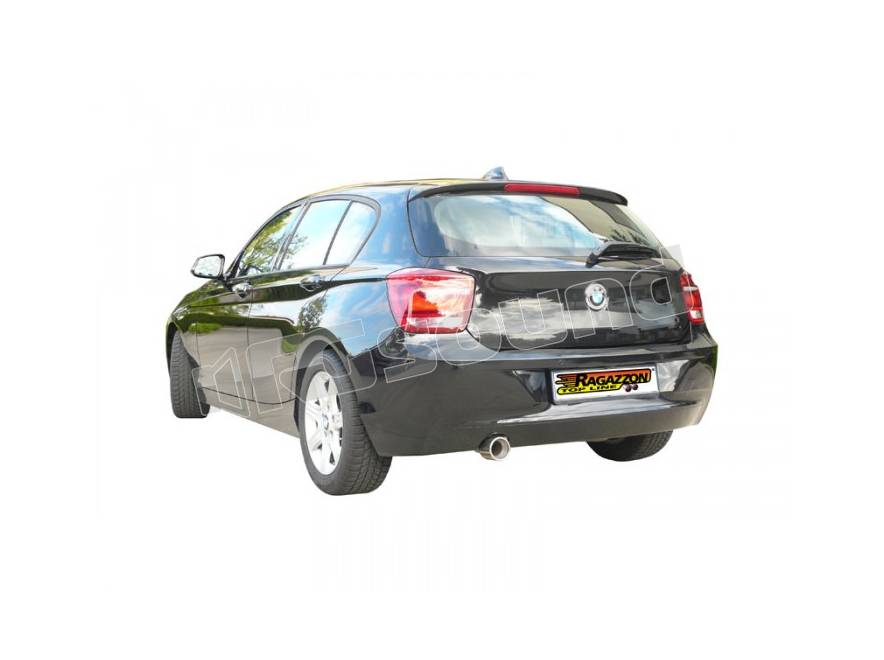 Ragazzon Tubo posteriore doppio terminali rotondi Ragazzon BMW Serie1 F20 118d e XD 110Kw 