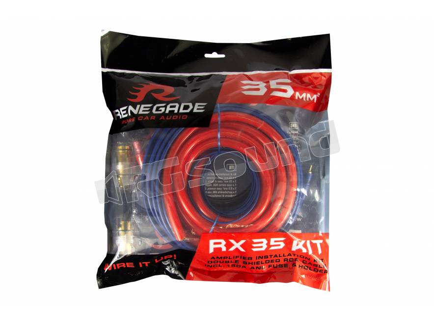Renegade Rx35kit 35 qmm Kabelkit hochwertig Kabelsatz für Verstärker
