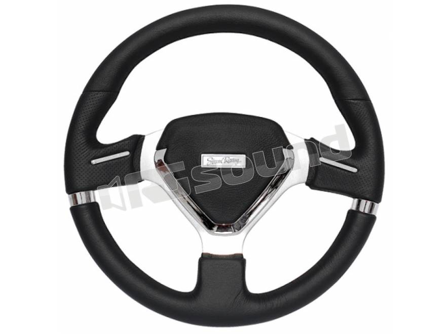 Black Dia 320 mm Simoni Racing INT330/P Steering Wheel Zwart Leather Black Dia 320 mm Simoni Racing INT330/P Steering Wheel Zwart Leather