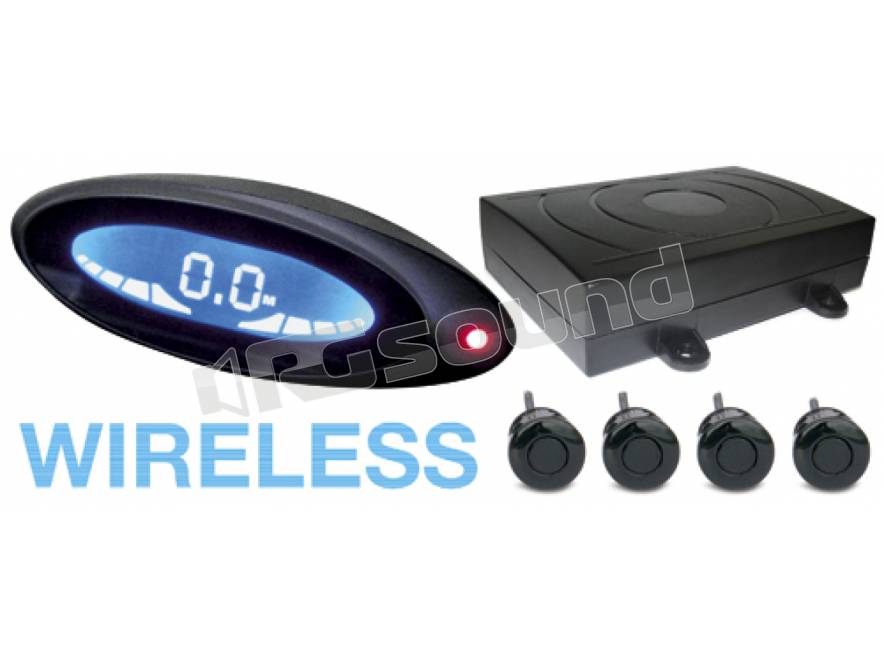 Kit Sensori Parcheggio senza fili wireless con Display fresa e suoni auto