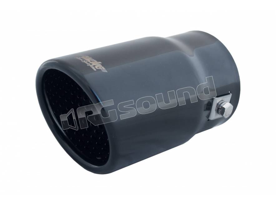 Terminale Codino Di Scarico Marmitta Acciaio Inox Nero Simoni Racing - Foto 9